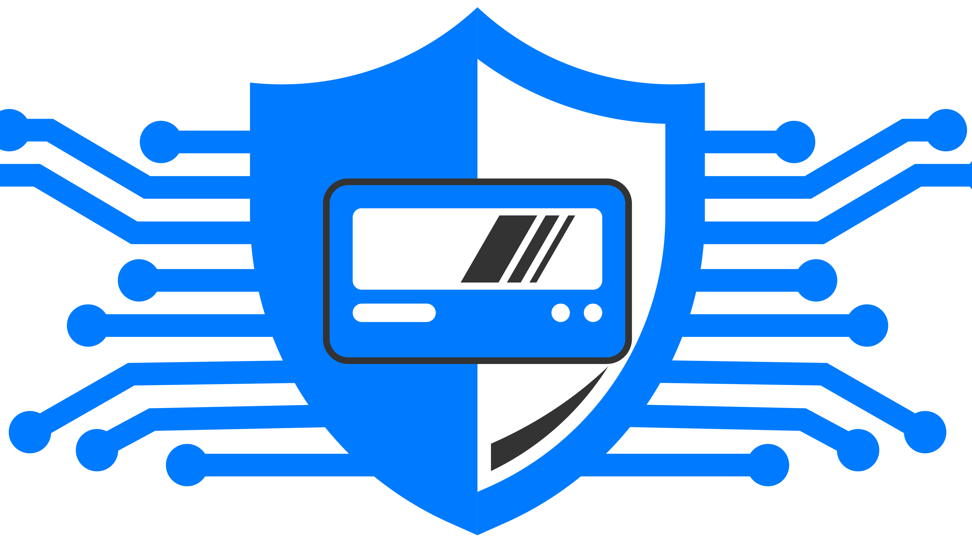 This image shows the logo for PagerGuard. The logo features a shield in blue, symbolizing security and protection, with a stylized pager inside it. The pager has a black and white screen with some minimal detailing. The shield is surrounded by circuit-like lines, representing connectivity and technology. Next to the shield and pager icon, the brand name PAGERGUARD™ is written in bold. PAGER is in dark gray, while GUARD is in a vibrant blue, highlighting the GUARD aspect of the service. The overall design suggests that PagerGuard provides secure, reliable, and technology-driven services.